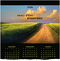Small Steps Calendar Card C3300U-AA